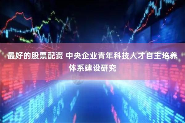 最好的股票配资 中央企业青年科技人才自主培养体系建设研究